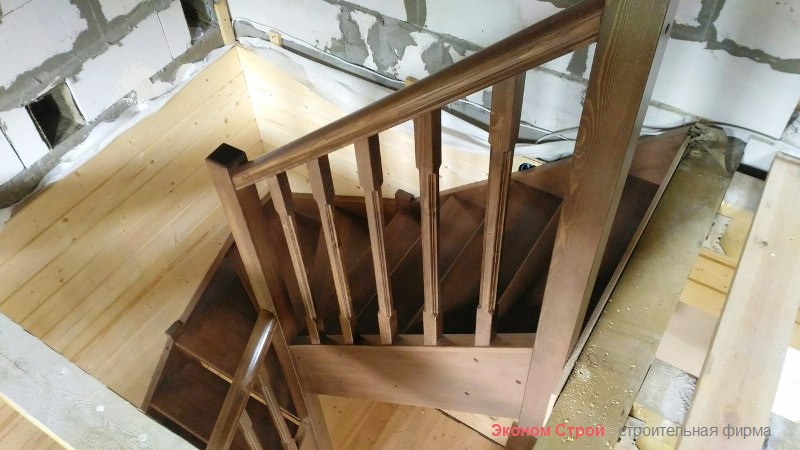 лестница с забежными ступенями